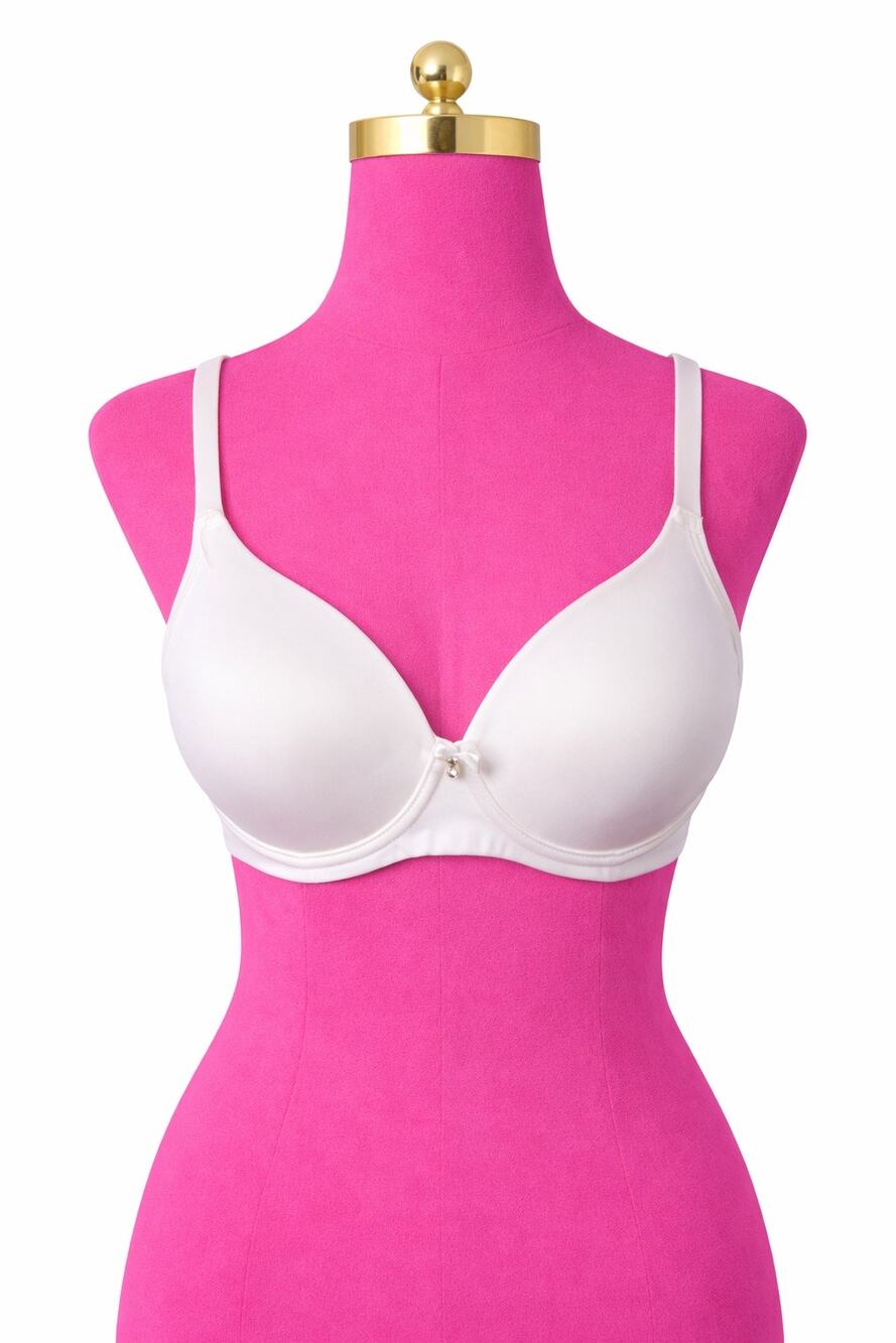 SOMA Light Ivory Underwire Embraceable Perfect Coverage Bra 34DD